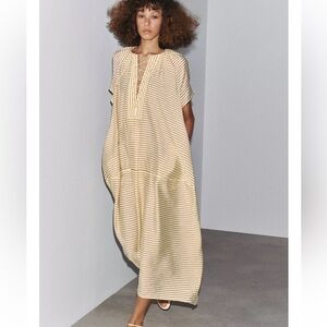 Zara ZW Collection Striped Tunic Dress